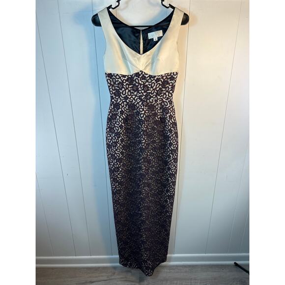 Cesar Galindo vintage Lace maxi size 4 sleeveless Maxi Dress. - Picture 1 of 9